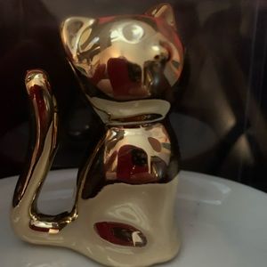 🔥🆕Gold Cat Ring Holder! Super cute!